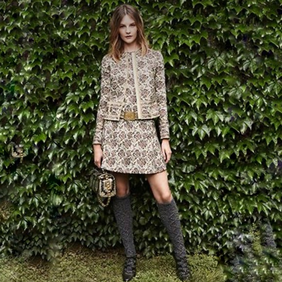 NWOT Tory Burch silk and Cotton Floral blazer size 6 - Picture 4 of 13